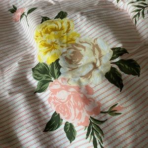 Old navy poplin floral stripe pants L